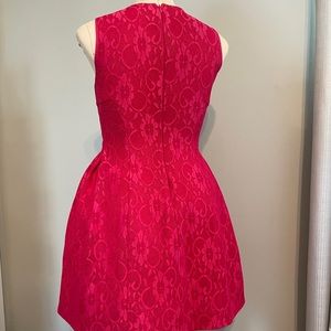 Calvin Klein cherry pink cocktail dress